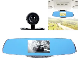 4.3" HD 1080P Rearview Mirror Vehicle DVR | With Screen Display