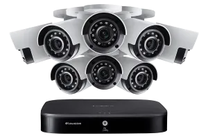 4K Ultra HD 8-Channel Security System with Eight 4K (8MP) Cameras, Advanced Motion Detection and Smart Home Voice Control