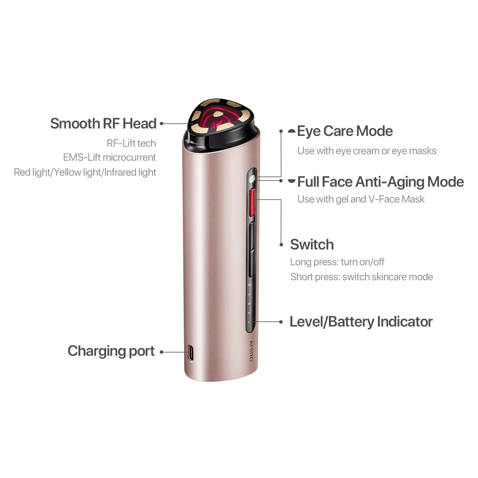 AMIRO R1 Lift Facial RF Skin Tightening Device