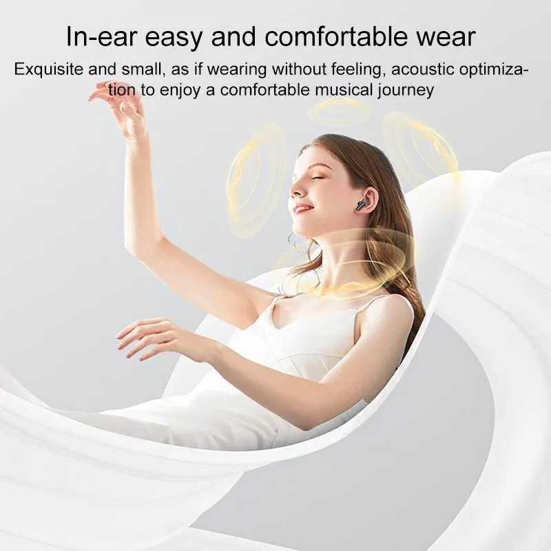 Black Wireless Bluetooth Earphones - Tws26