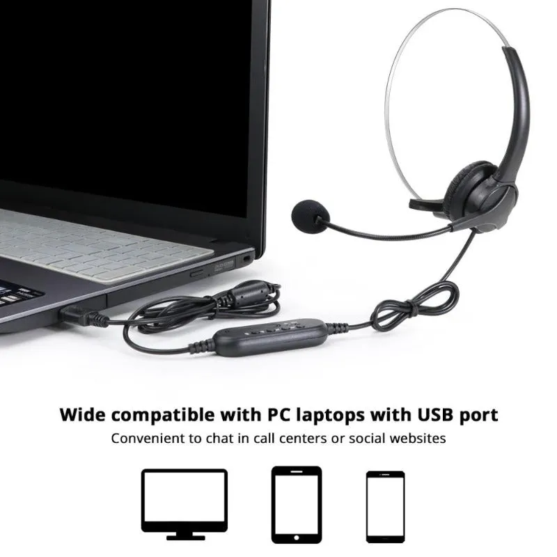 Call Center/Office Headset With Micro
