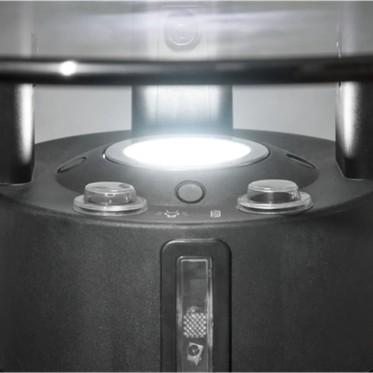 Dellonda DG62 Bistro Table with 1200W Heater Black/Stainless Steel