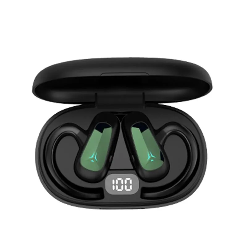 Digital Display Bluetooth Earphones - Bone Conduction Stereo