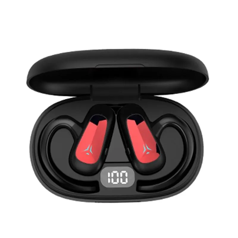 Digital Display Bluetooth Earphones - Bone Conduction Stereo