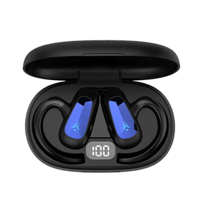 Digital Display Bluetooth Earphones - Bone Conduction Stereo