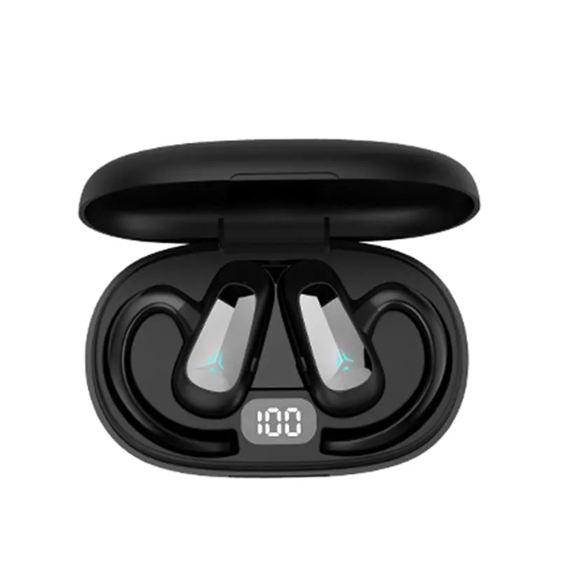 Digital Display Bluetooth Earphones - Bone Conduction Stereo
