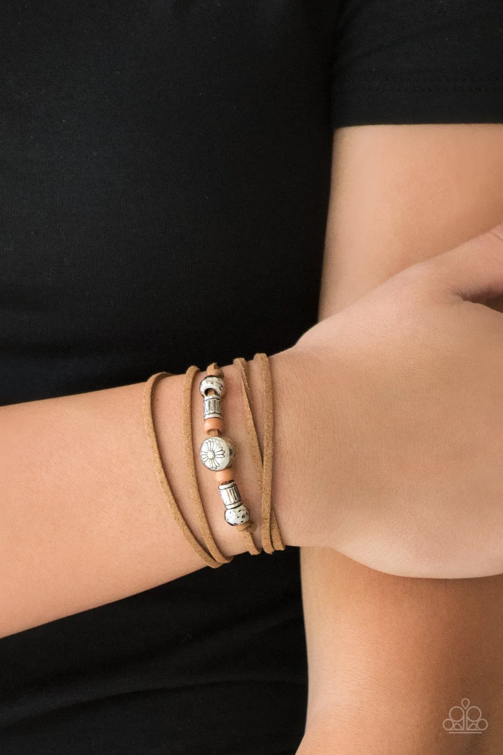 Find Your Way - Brown Bracelet - Paparazzi Accessories