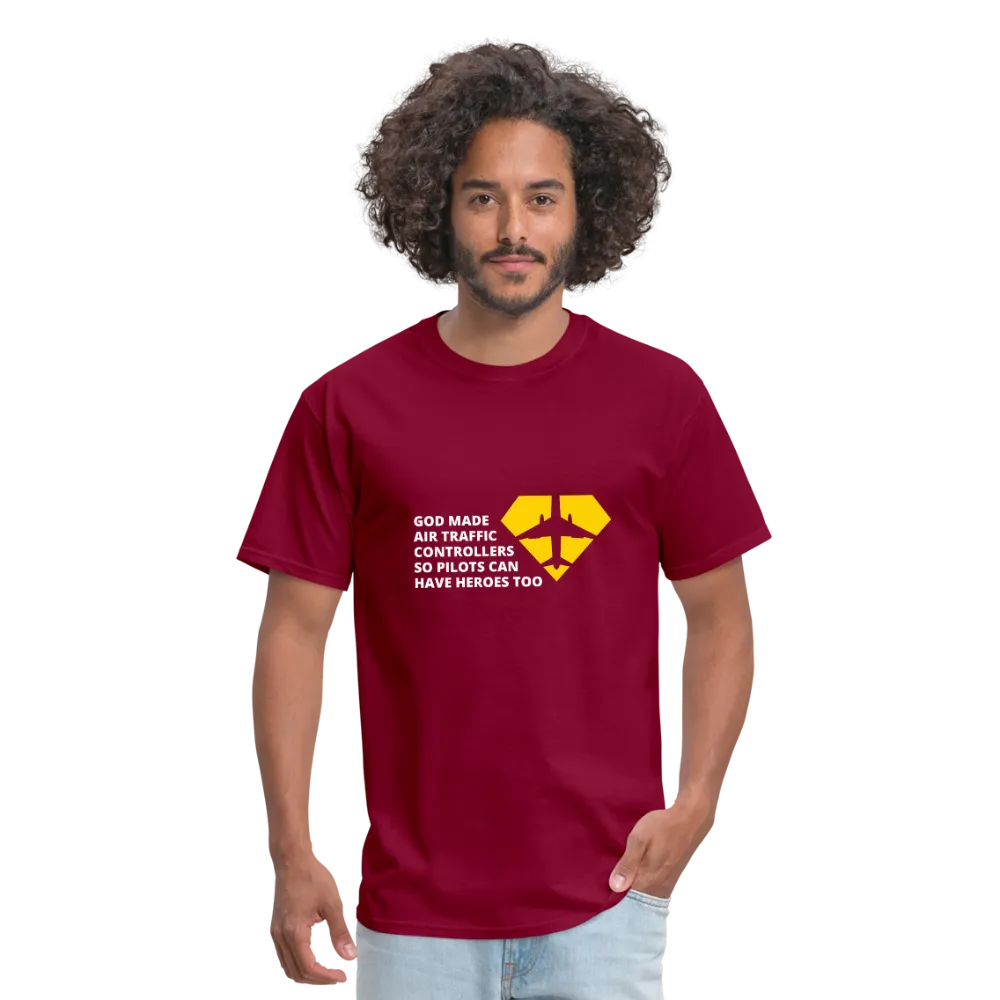 God Made Air Traffic Controllers Men's T-Shirt