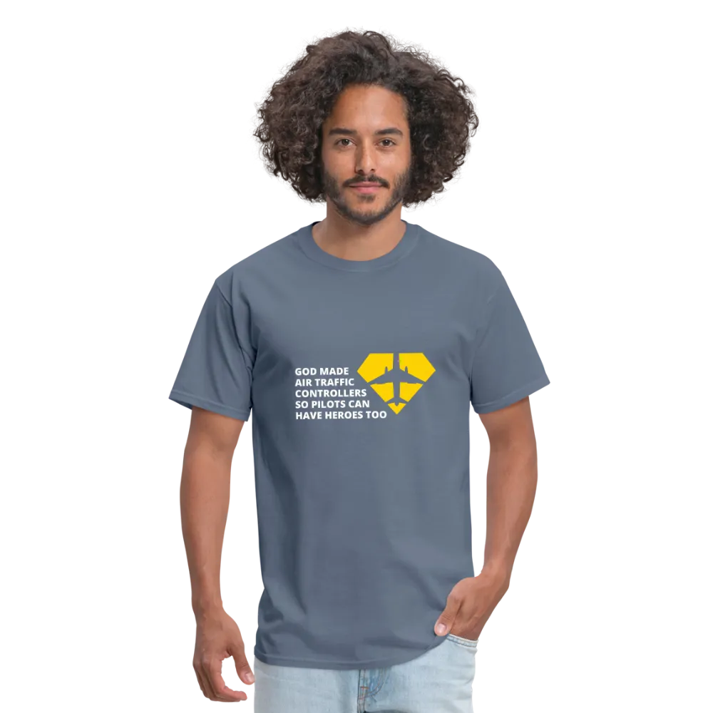 God Made Air Traffic Controllers Men's T-Shirt