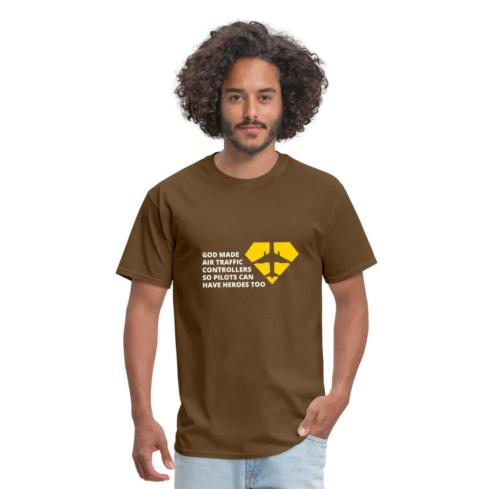 God Made Air Traffic Controllers Men's T-Shirt