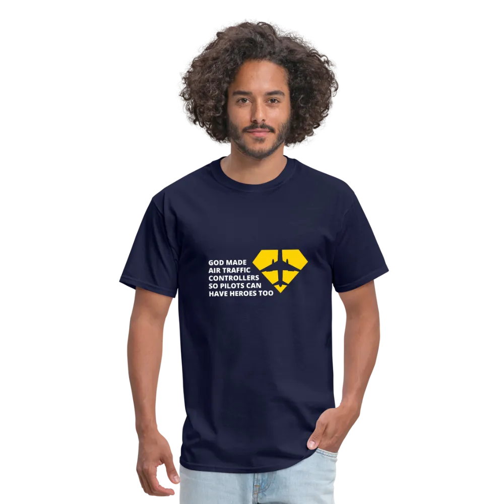 God Made Air Traffic Controllers Men's T-Shirt