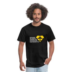 God Made Air Traffic Controllers Men's T-Shirt