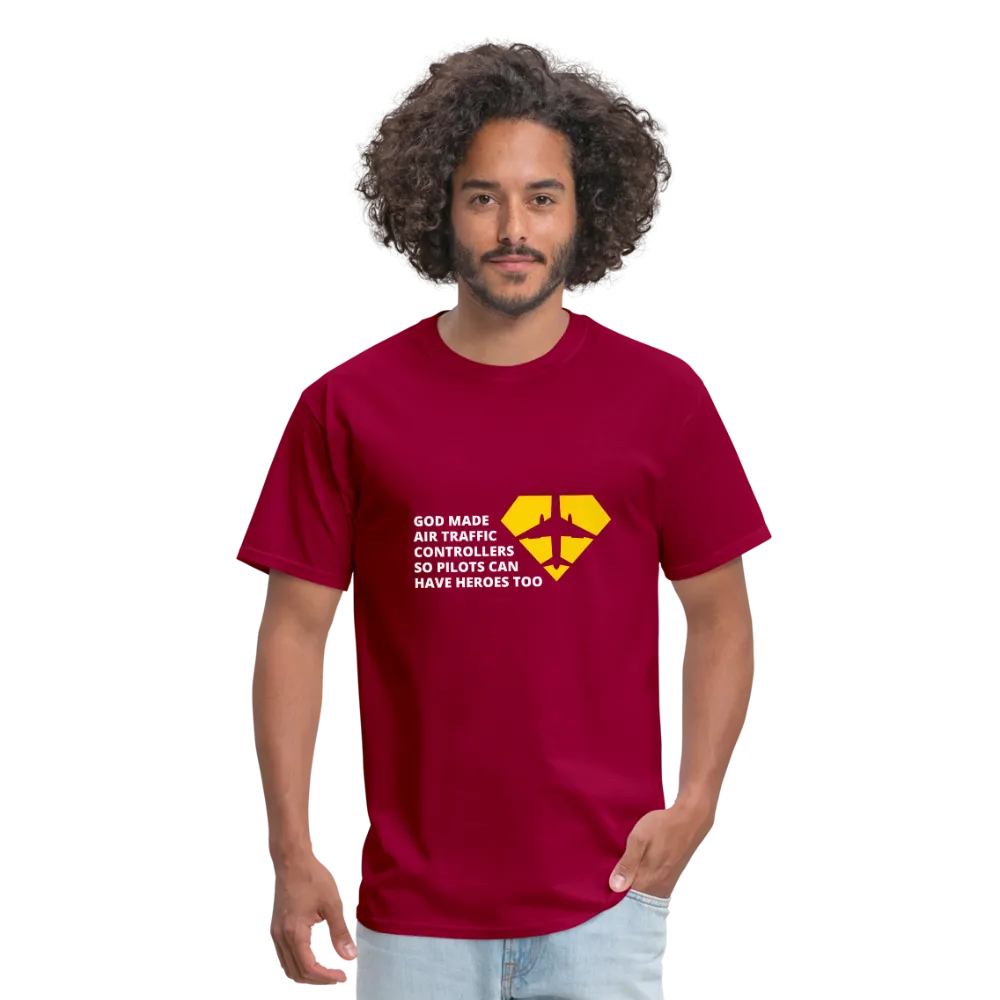 God Made Air Traffic Controllers Men's T-Shirt