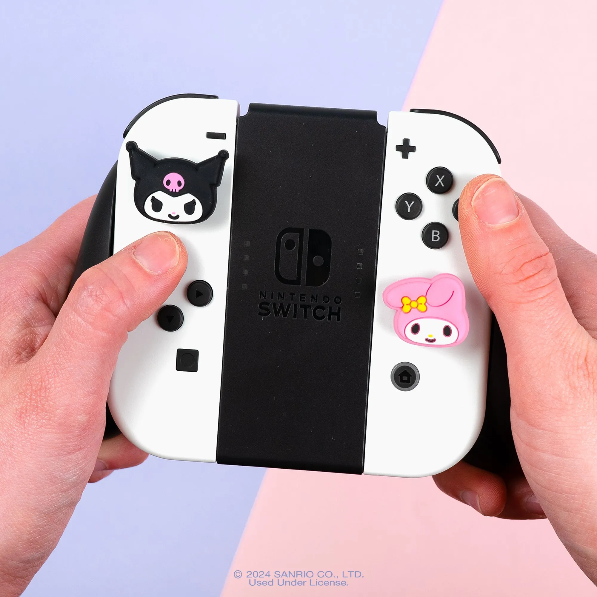 Hello Kitty and Friends Switch Grip Caps (Kuromi   My Melody)