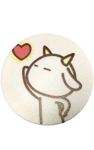 HPPS2-10 White Heart Expanding Stand Grip Phone Holder