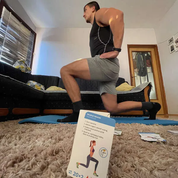 Illustrated cards full body - Illustrated cards for full body exercising