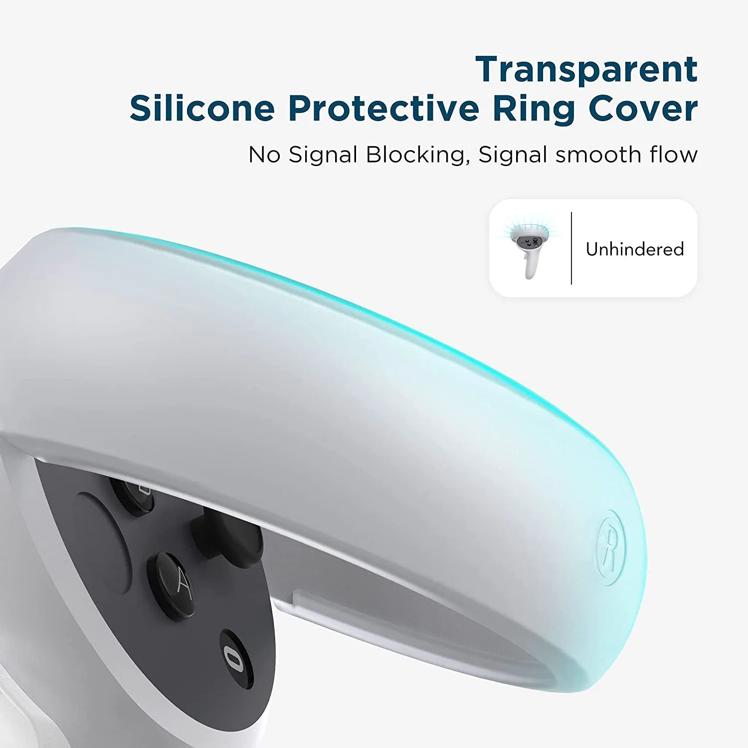 KIWI Design Halo Controller Protector Silicone Cover Accessories for Quest 2