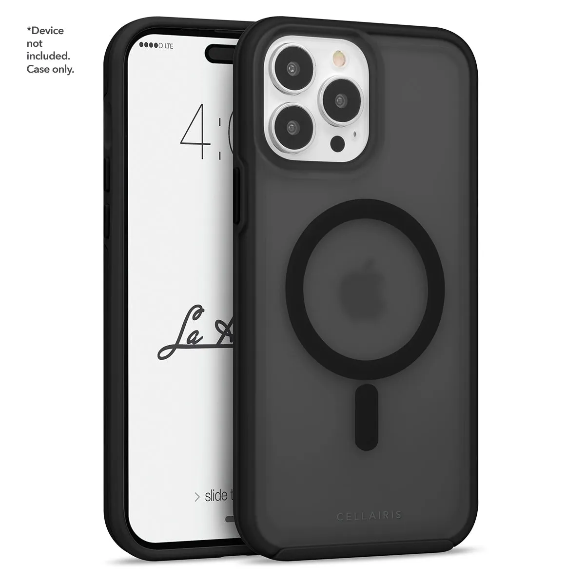 La Hornet - iPhone 15 Pro Black Matte w/ MagSafe Case