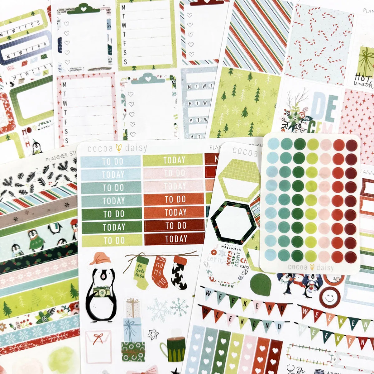 Let It Snow Planner Sticker Kit December 2023