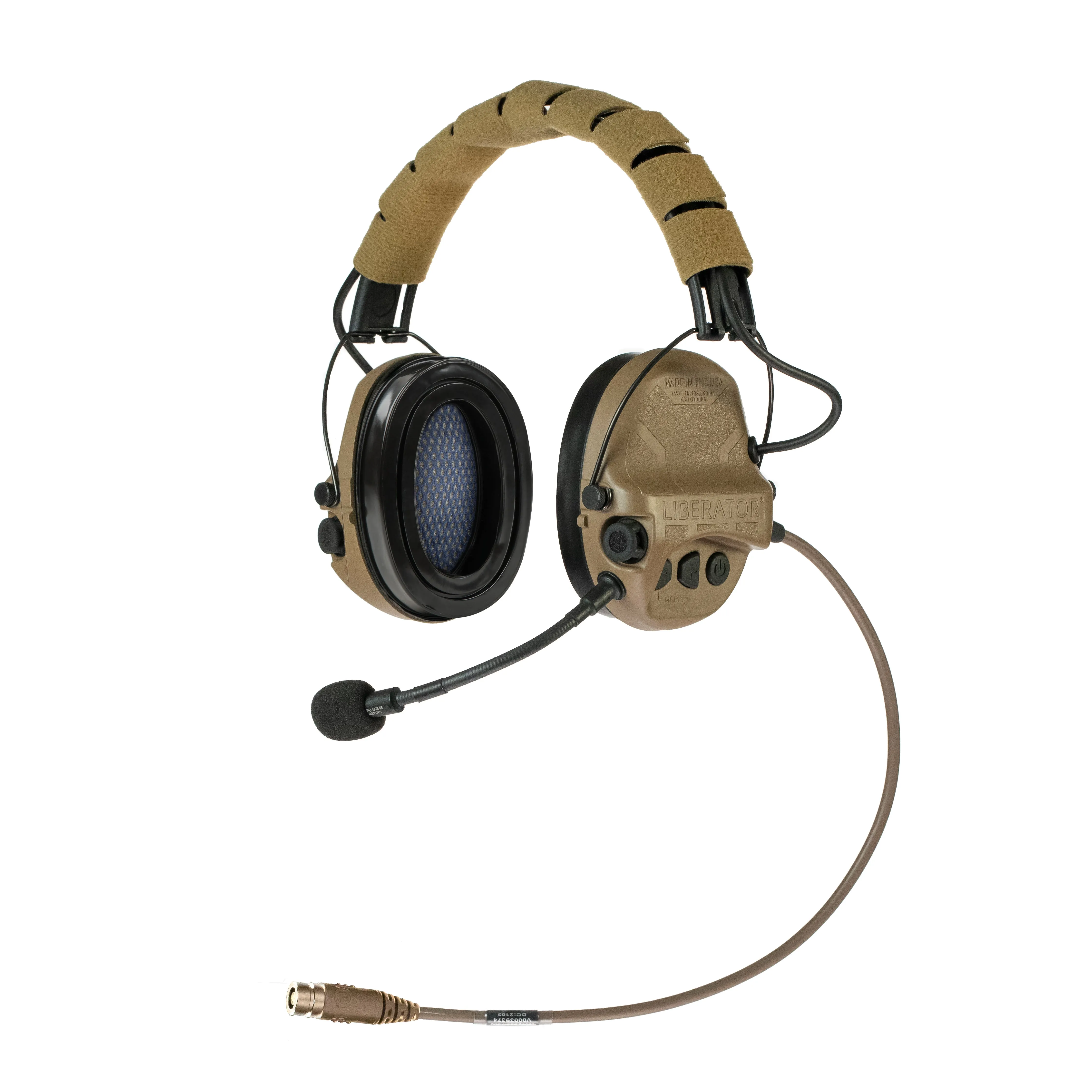 LIBERATOR® V Advanced Dual Comm Headset with Hearing Protection and PTT System