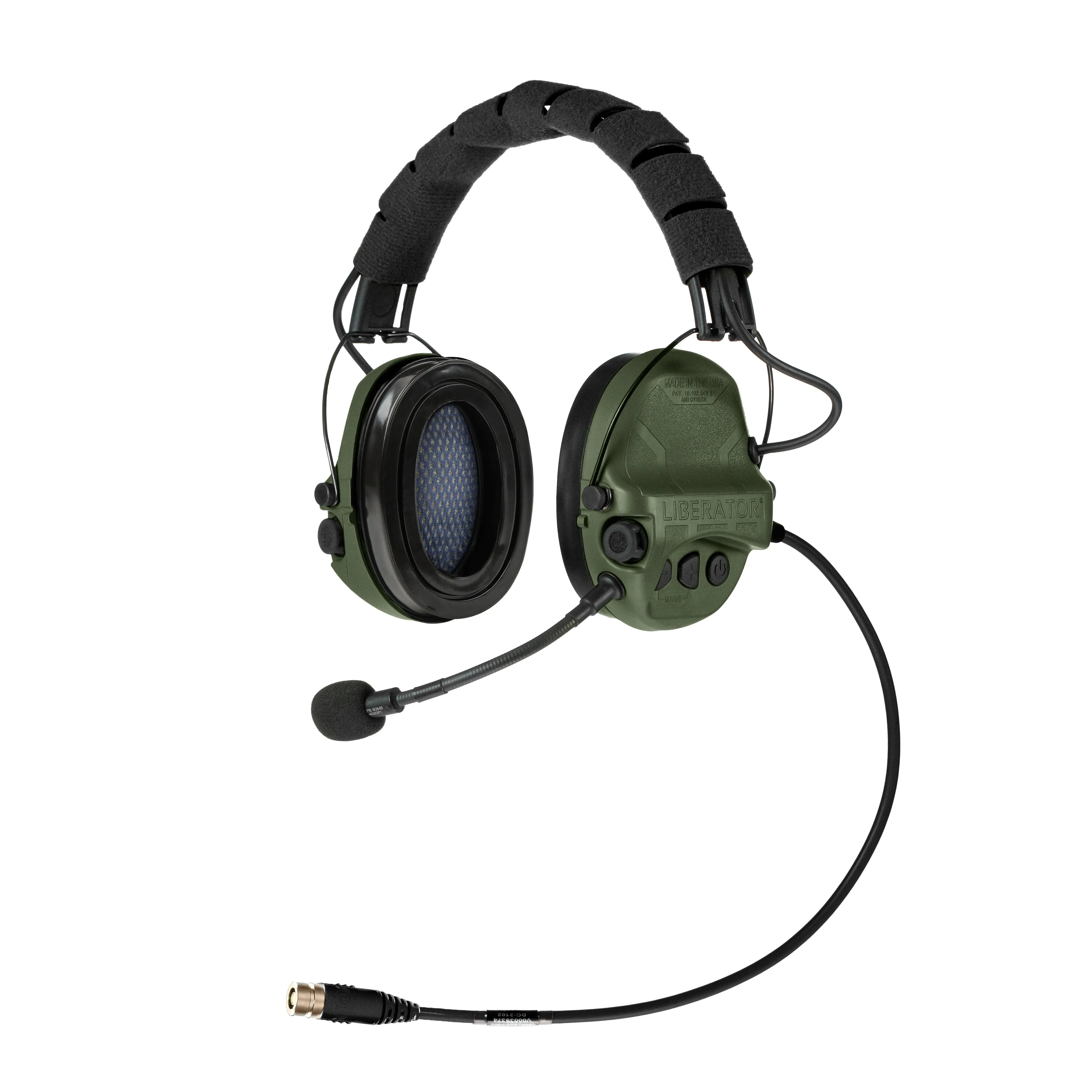 LIBERATOR® V Advanced Dual Comm Headset with Hearing Protection and PTT System
