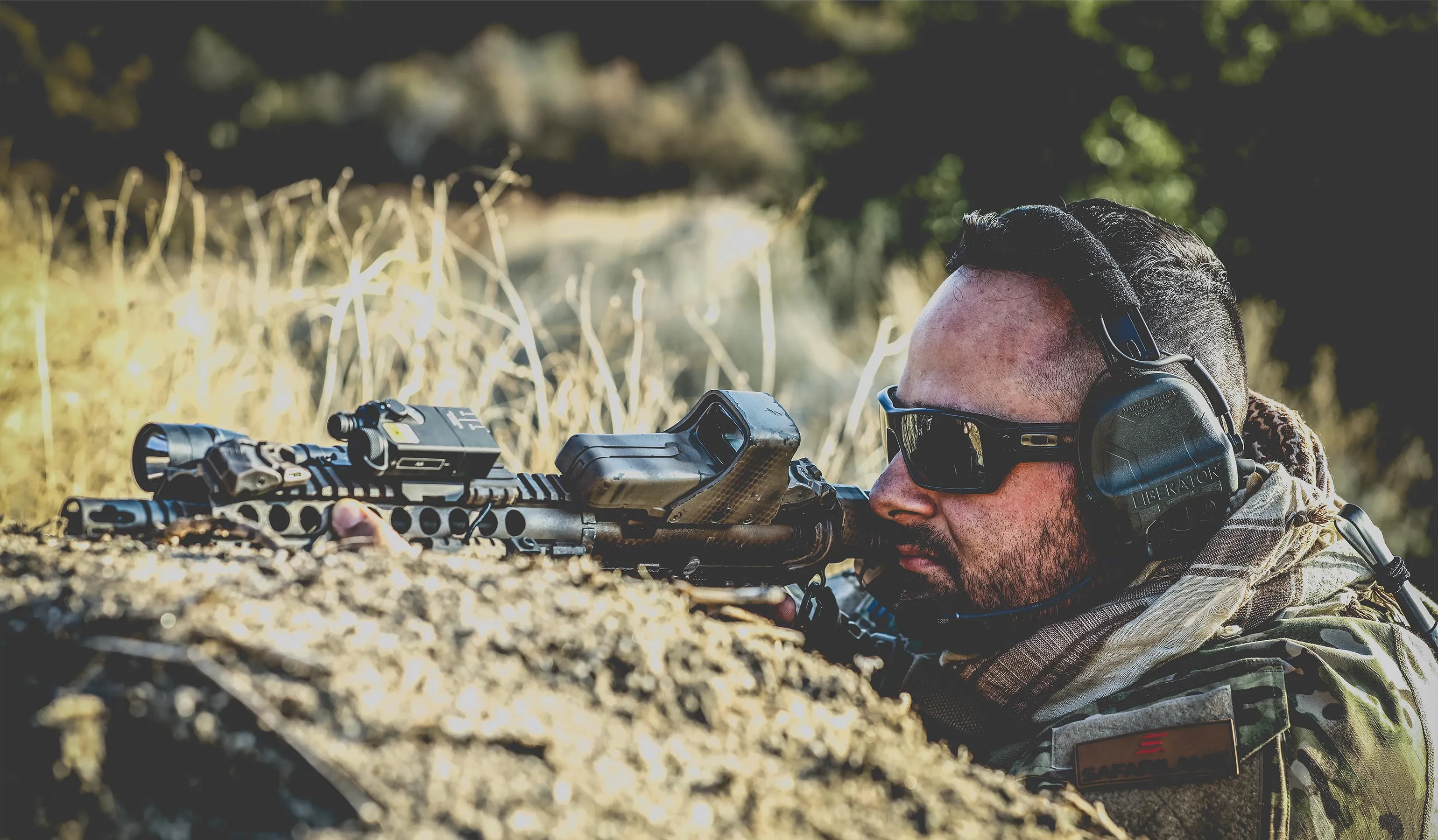 LIBERATOR® V Advanced Dual Comm Headset with Hearing Protection and PTT System