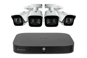 Lorex 4K 8-Channel 2TB Wired DVR System with Outdoor Audio Security Cameras