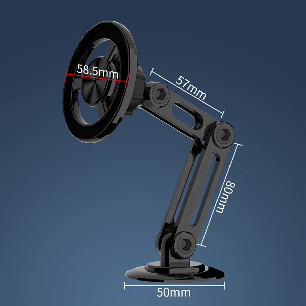 Magnetic 360° Rotating Metal Car Phone Holder