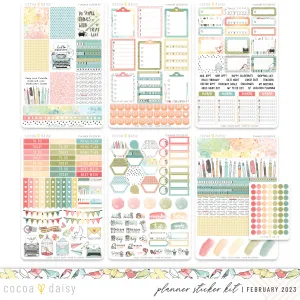 Paperie Planner Sticker Kit February 2023