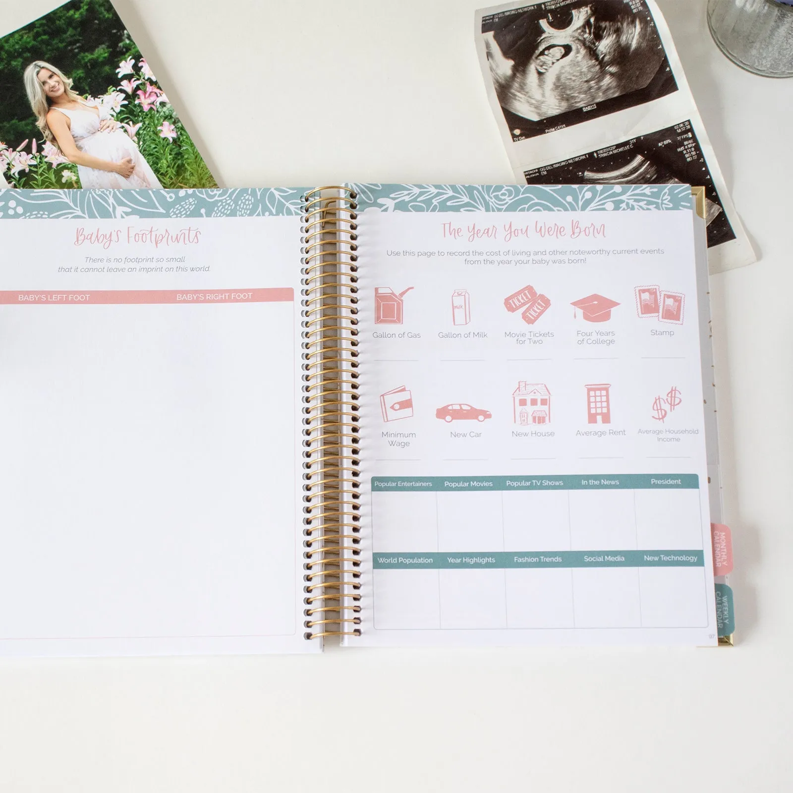 Pregnancy & Baby's First Year Planner & Calendar, The Story of You