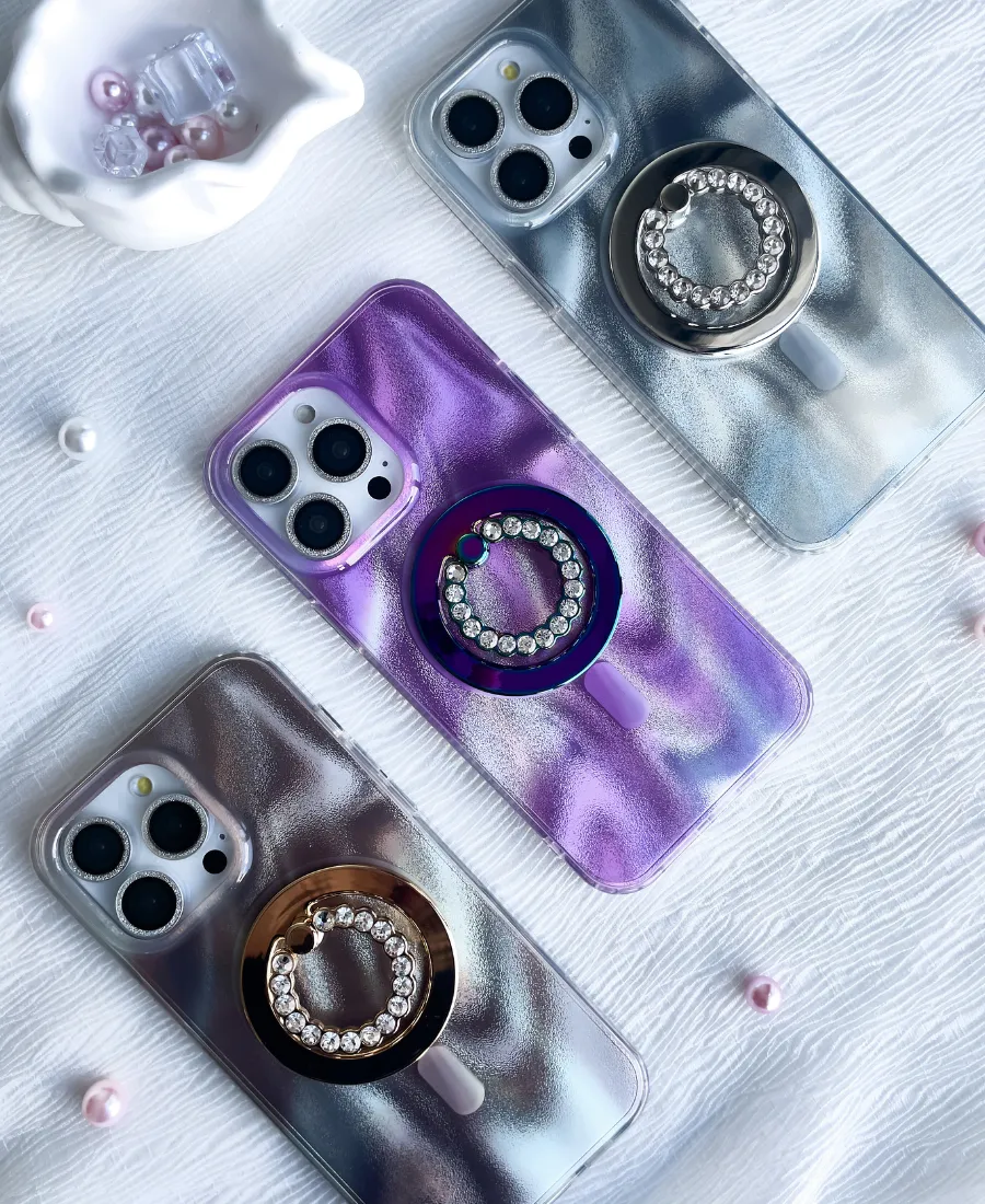 Purple Cosmic MagSafe Phone Case
