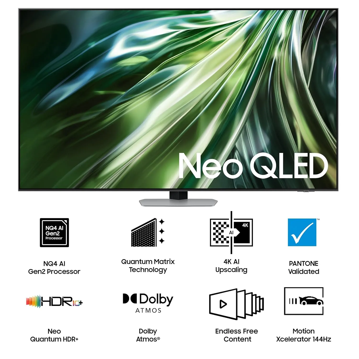 Samsung QA55QN90DAULXL  138 cm (55 inches) 4K Ultra HD AI Smart Neo-QLED TV Free Tv Offer