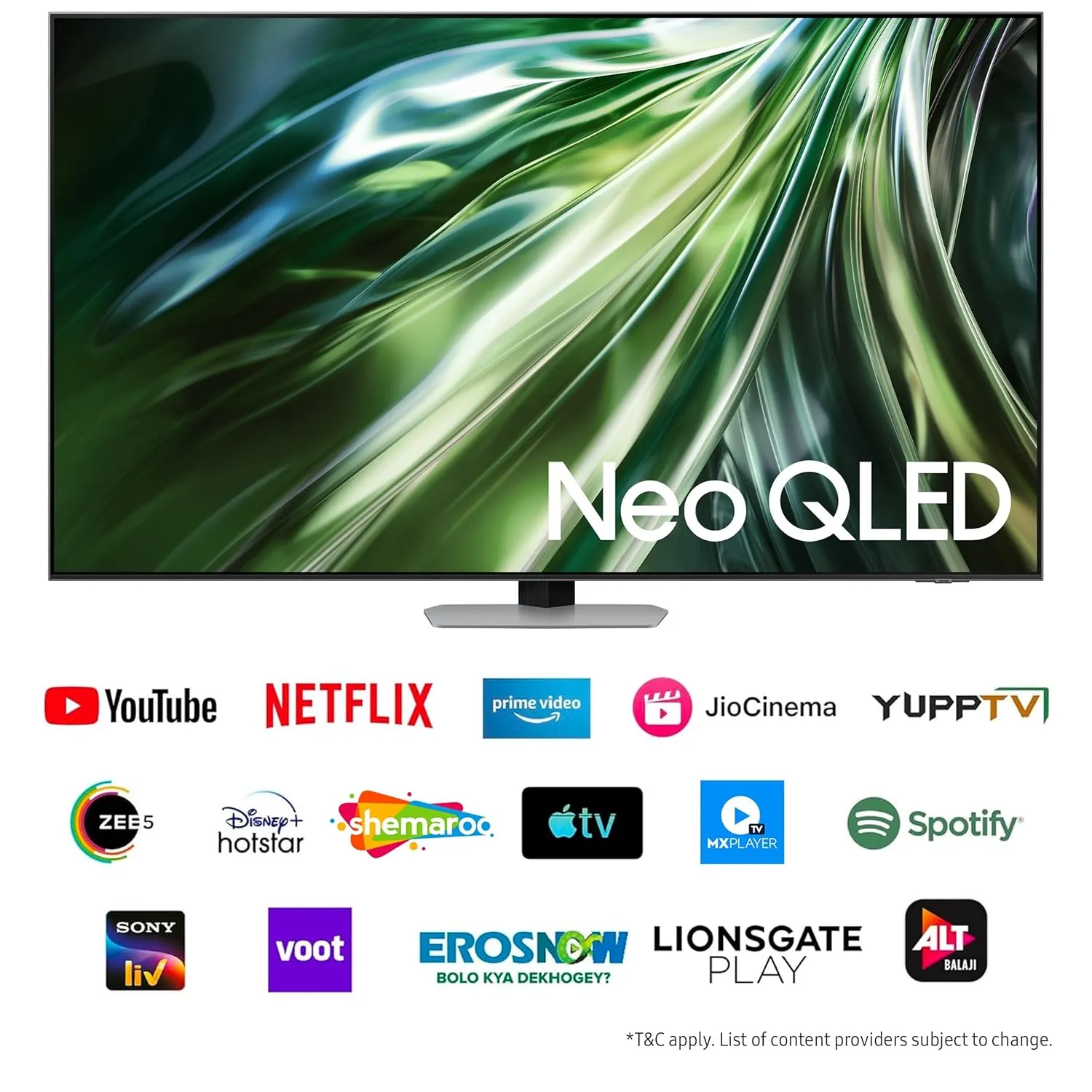 Samsung QA55QN90DAULXL  138 cm (55 inches) 4K Ultra HD AI Smart Neo-QLED TV Free Tv Offer