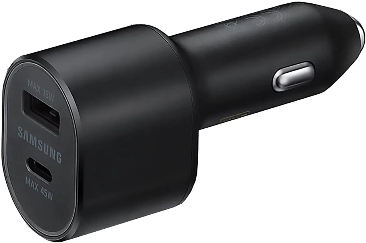 SAMSUNG SUPER FAST DUAL CAR CHARGER port 45w & 15w