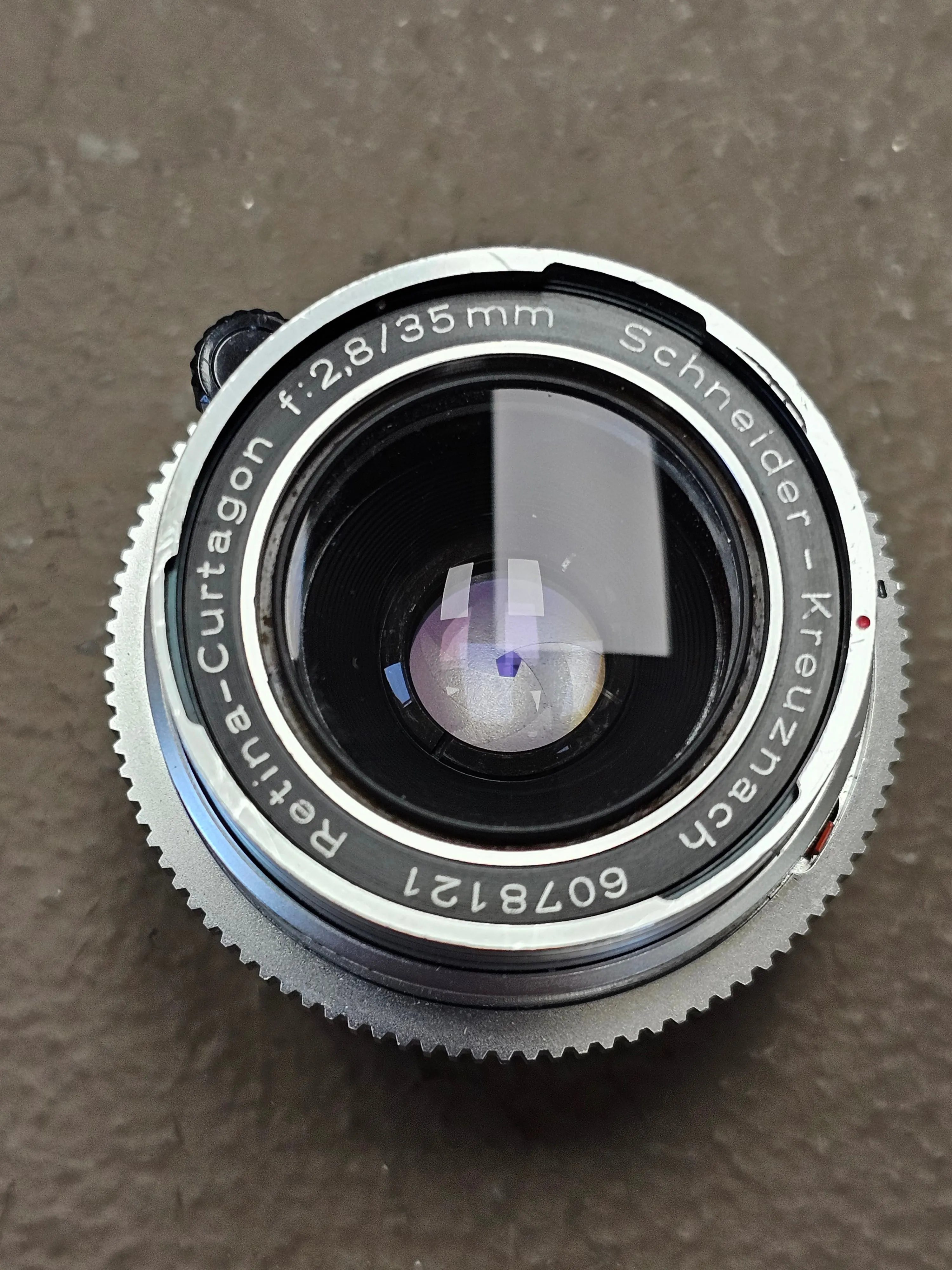 Schneider-Kreuznach Retina-Curtagon 35mm f2.8 Compur for Kodak Retina Reflex S# 6078121