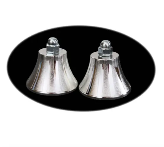 Silver Risers and Caps for Display Cases