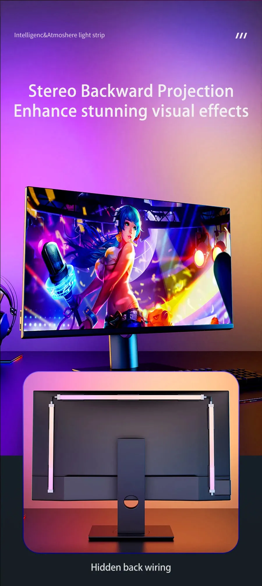 Smart Gaming LED Strip Lights.